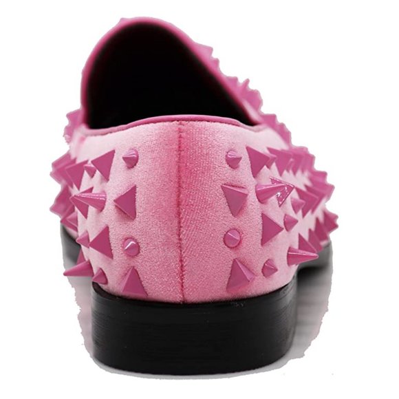 Men's Vintage Spike Dress Loafers Slip On Fashion Shoes Classic Tuxedo Dress sdp - Picture 3 of 7